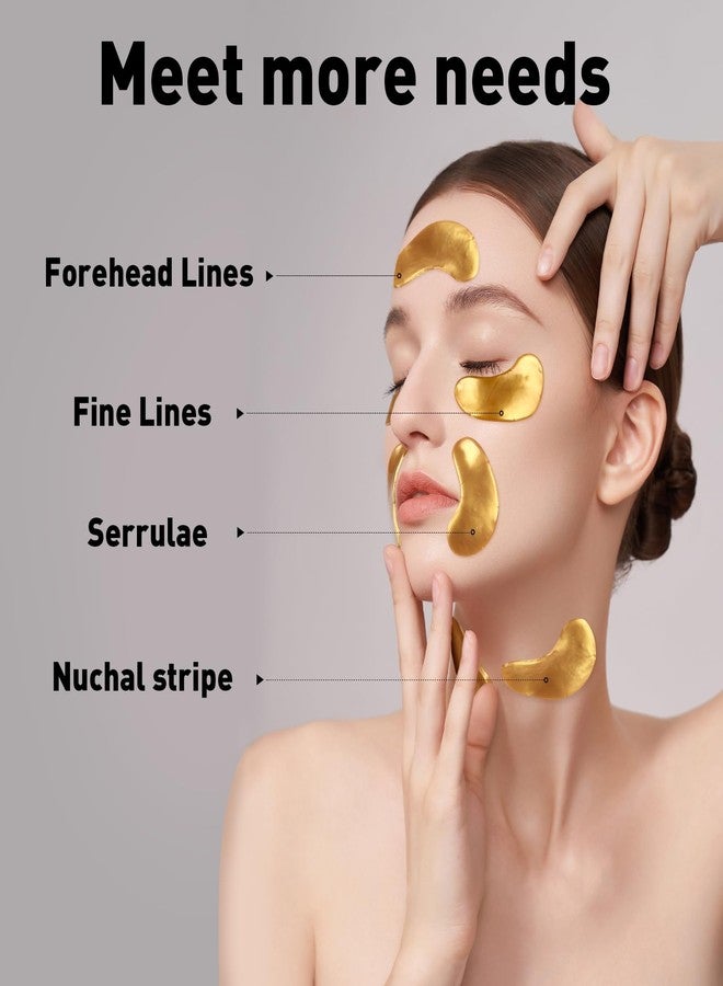 CHMI Under Eye Patches (100 Pairs) - 24K Gold Eye Patches for Puffy Eyes, Dark Circles, Eye Bags and Wrinkles, Collagen Skin Care Products, Beauty & Personal Care - Image 5